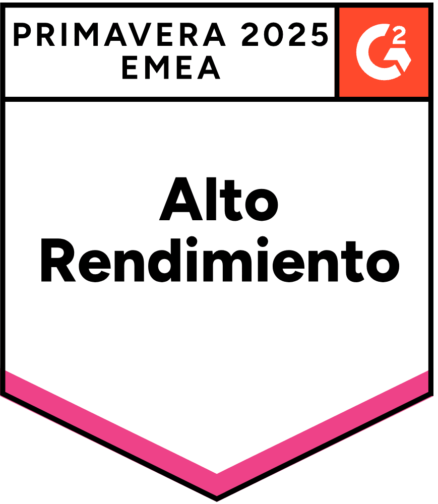 ZeroBounce es un Alto Desempeño en EMEA en la categoría de Verificación de Correos Electrónicos según G2 para la Primavera de 2025.