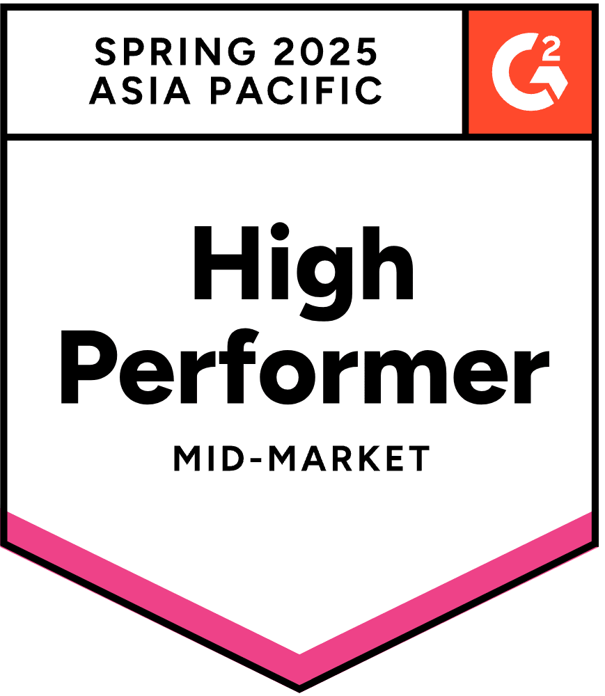 ZeroBounce has become a Mid-Market High Performer in Asia Pacific for G2 for the Spring of 2025 as the email verifier.