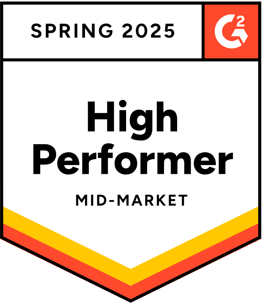 ZeroBounce has become a Mid-Market High Performer for G2 for the Spring of 2025 as the email verifier.